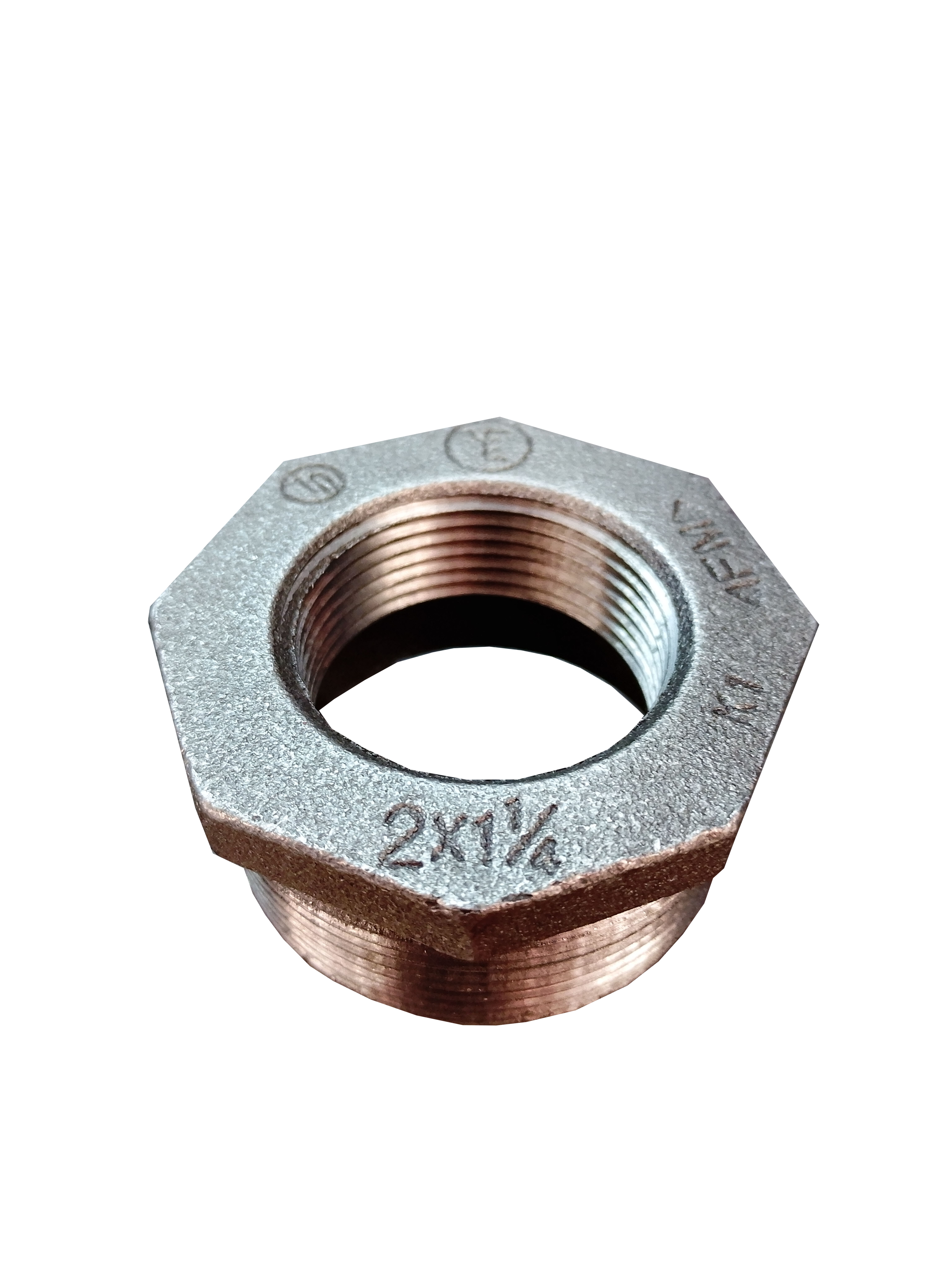 REDUCCION BUSHING ROSCADA DE 2" A 1 1/4"